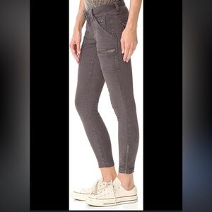 Joie Jeans Park Skinny storm many pockets and zipper pants size 24 NWT